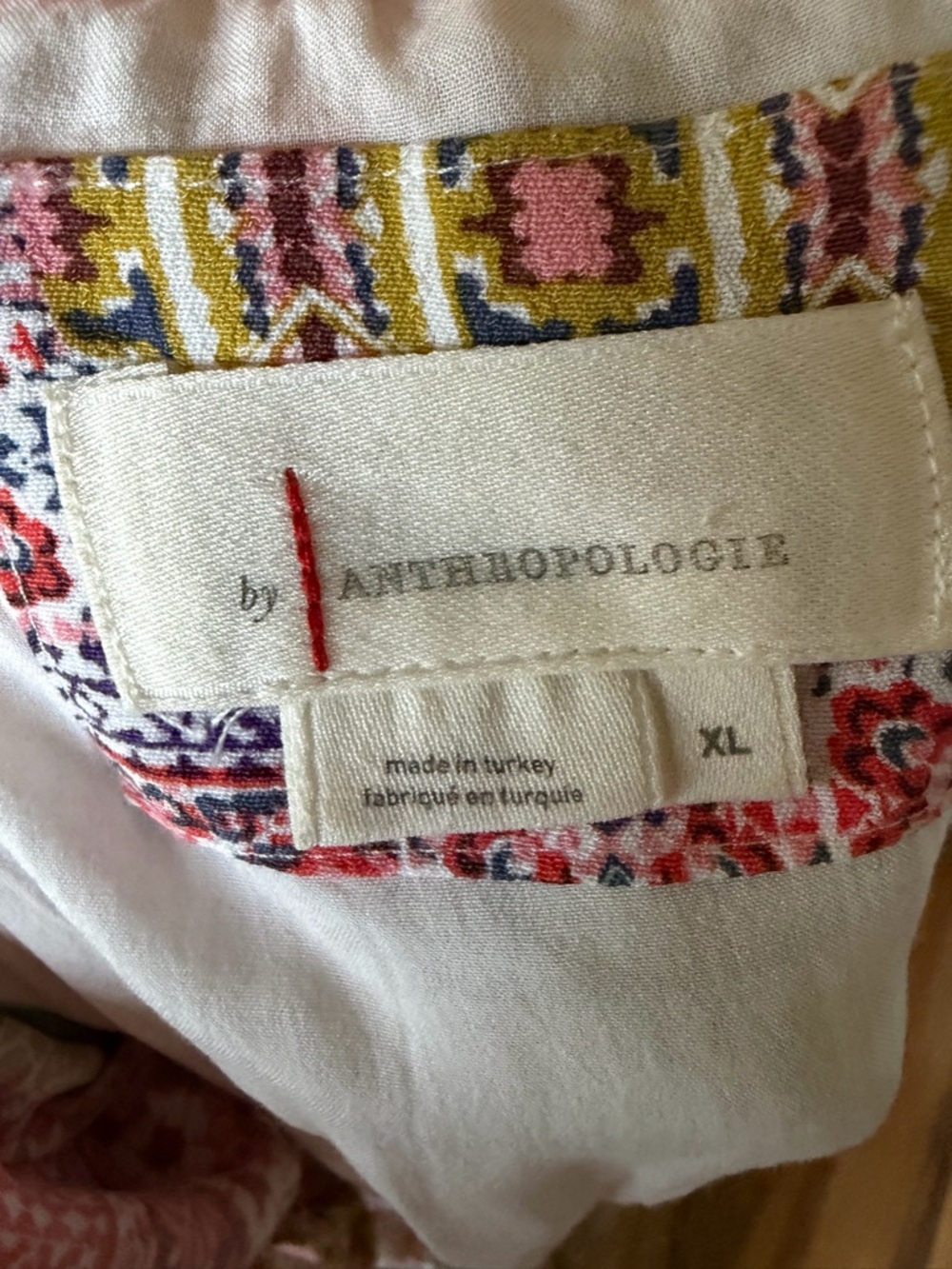 Anthropologie Printed Boho tiered mini dress - Picture 6 of 9